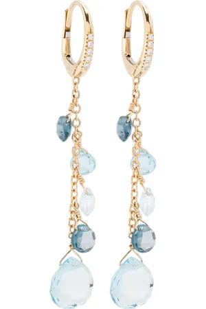 Marco Bicego 18Kt yellow topaz and diamond earrings