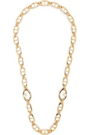 CAPSULE ELEVEN Pearl-embellished chain necklace