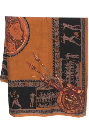 Fendi 1990s Greek Jacquard scarf