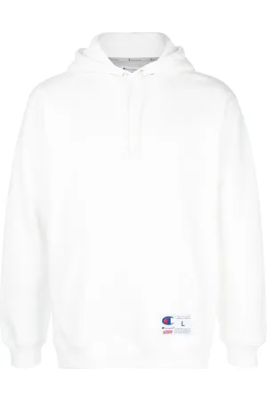Supreme X Champion logo outline hoodie
