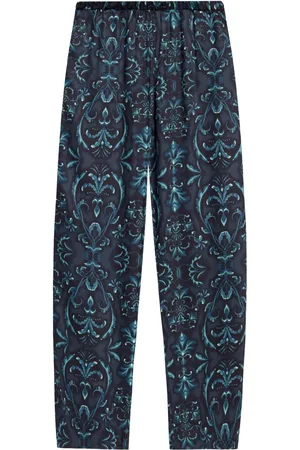 Hanro Graphic-print elasticated-waistband pajama pants
