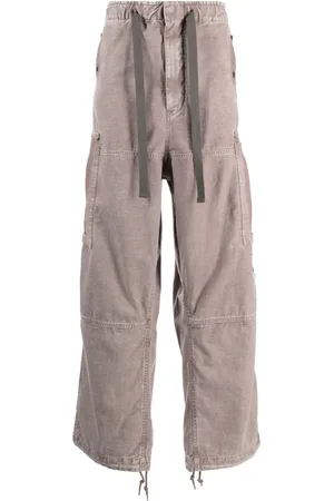 Maison Mihara Yasuhiro Drawstring mid-rise cargo jeans