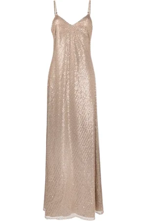 Ralph Lauren Reymond embellished evening dress
