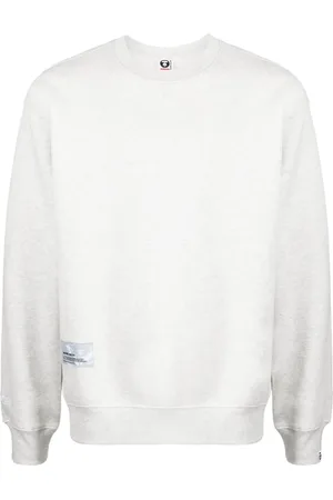 A Bathing Ape Logo-patch crew-neck sweatshirt