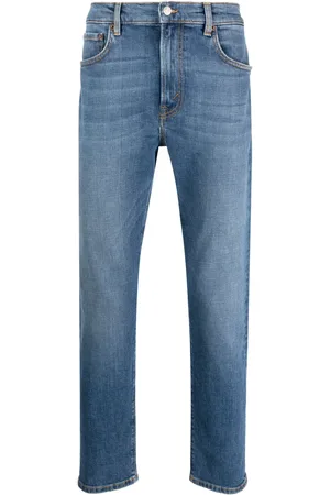 Jeanerica Stretch organic-cotton tapered-leg jeans