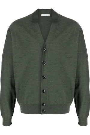 LEMAIRE Mélange-effect wool blend cardigan
