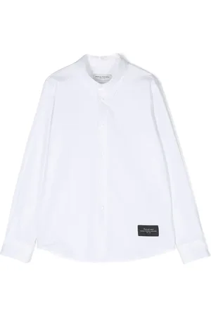 Paolo Pecora Logo-patch button-up shirt