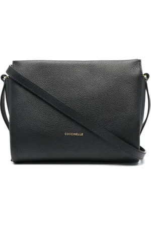 Coccinelle Logo-stamp leather shoulder bag