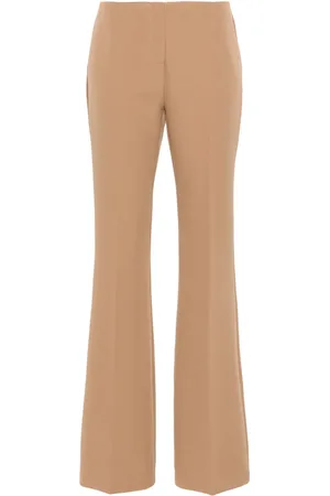 Ermanno Firenze Logo-embroidered trousers
