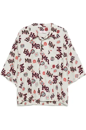 MARTINE ROSE Graphic-print shirt