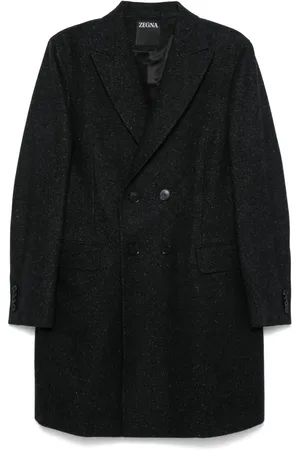 Ermenegildo Zegna Speckle texture coat