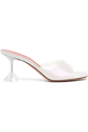 Amina Muaddi Lupita 75mm slip-on sandals