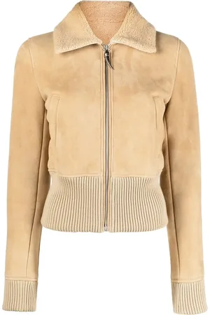 Roberto Cavalli Suede bomber jacket