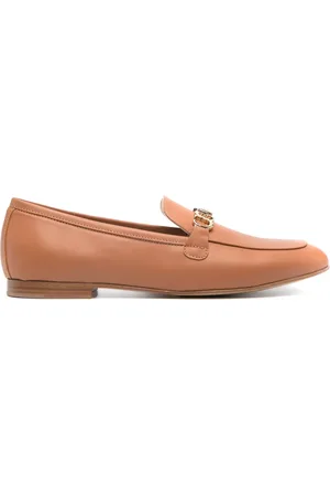 Casadei Logo-plaque leather loafers