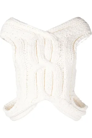 DION LEE Cable-knit V-neck vest