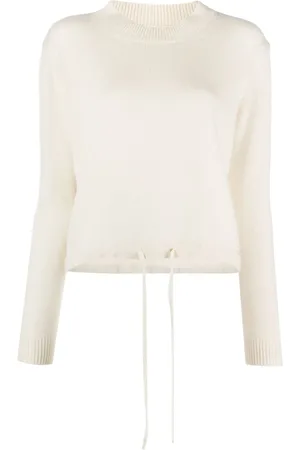 LISKA Cashmere drawstring-hem jumper
