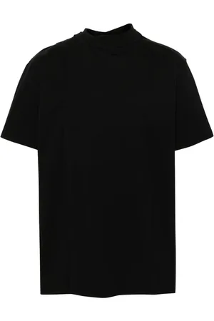 Mordecai Stripe-detail wrap T-shirt