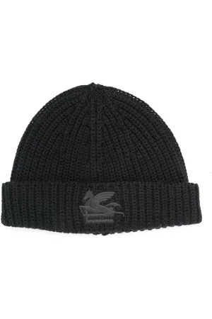 Etro Logo-embroidered wool beanie