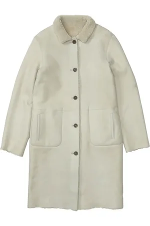 Closed Reversible single-breasted shearling coat