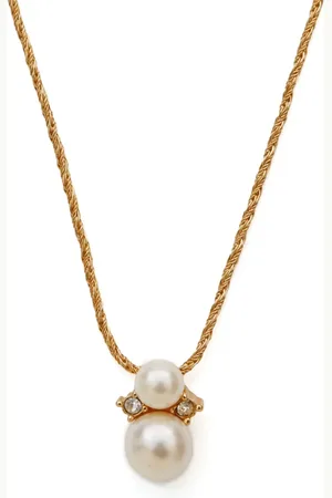 Dior 2000s faux-pearl necklace