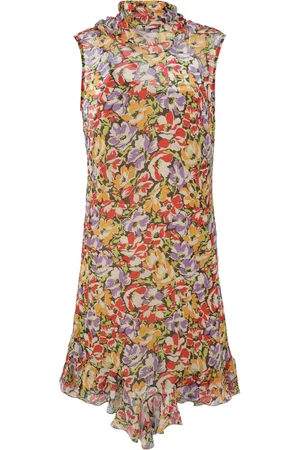 Stella McCartney Ultra Floral-print ruffled minidress