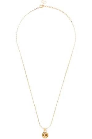 Dior 1990s CD-pendant necklace