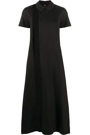 Comme des Garçons 1999 crochet-insert midi dress