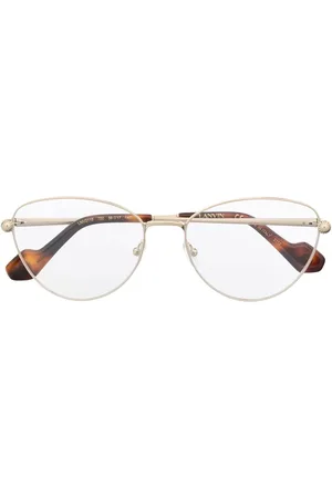 Lanvin Cat-eye logo-print glasses