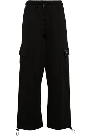 FIVE CM Logo-patch cargo track pants