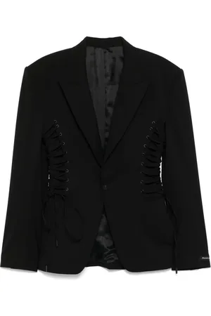 MUGLER Laced-up blazer