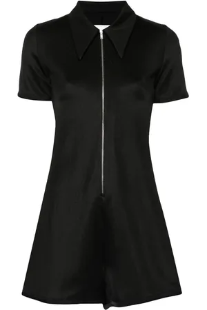 Jil Sander Oversize-pointed-collar jersey jumpsuit
