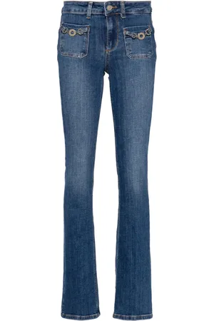 Liu Jo Logo-charm jeans