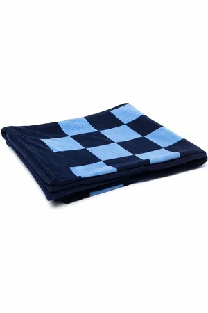 CHANEL 2010 CC check-print beach towel
