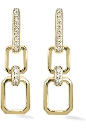 Lark & Berry 14kt yellow Nexus diamond drop earrings