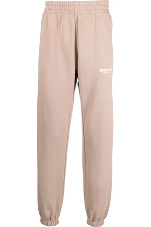 Represent Logo-print cotton track pants