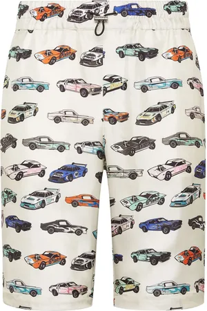 Philipp Plein Cool Kid Cars Racing shorts