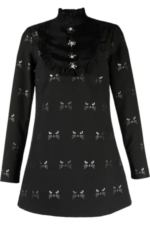 Macgraw Tempo patterned jacquard mini dress