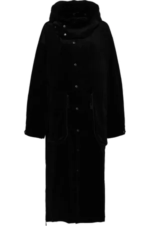 YOHJI YAMAMOTO Hooded trench coat