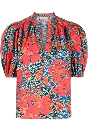 ULLA JOHNSON Tillie abstract print T-shirt