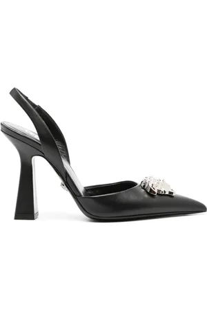 VERSACE 105mm La Medusa slingback pumps