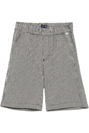 Il gufo Checked shorts