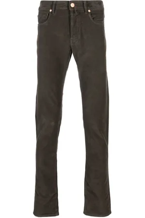 Incotex Tapered-leg key-pendant jeans