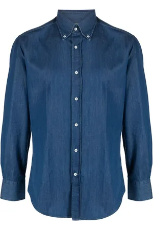 Brunello Cucinelli Denim cotton shirt