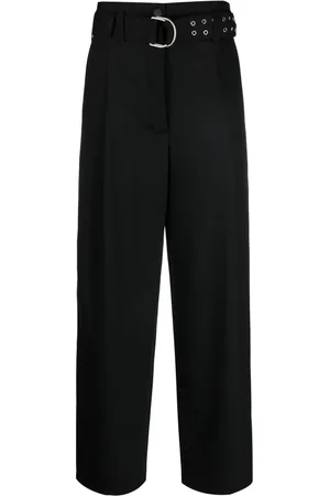 Serafini Belted wide leg trousers
