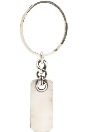 WERKSTATT:MÜNCHEN Sterling dog tag keyring