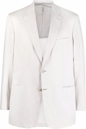 BRIONI Striped single breasted blazer