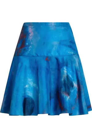 Marni Abstract-print silk skirt