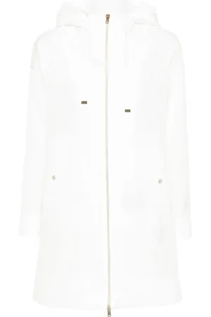 HERNO Hooded zipped raincoat