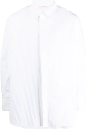 VALENTINO GARAVANI Pleated long-sleeve shirt