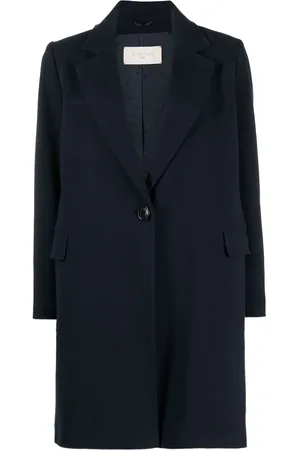 Circolo Buttoned-up single-breasted coat